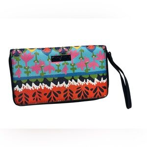 Vera Bradley Multicolor Floral Wristlet